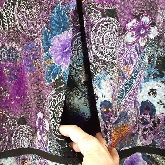 K & Company Woman's Jacket Size 16, Designer Split Back, Shoulder Pads - Picture 5 of 11